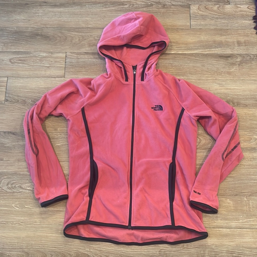 North Face zip up hoodie